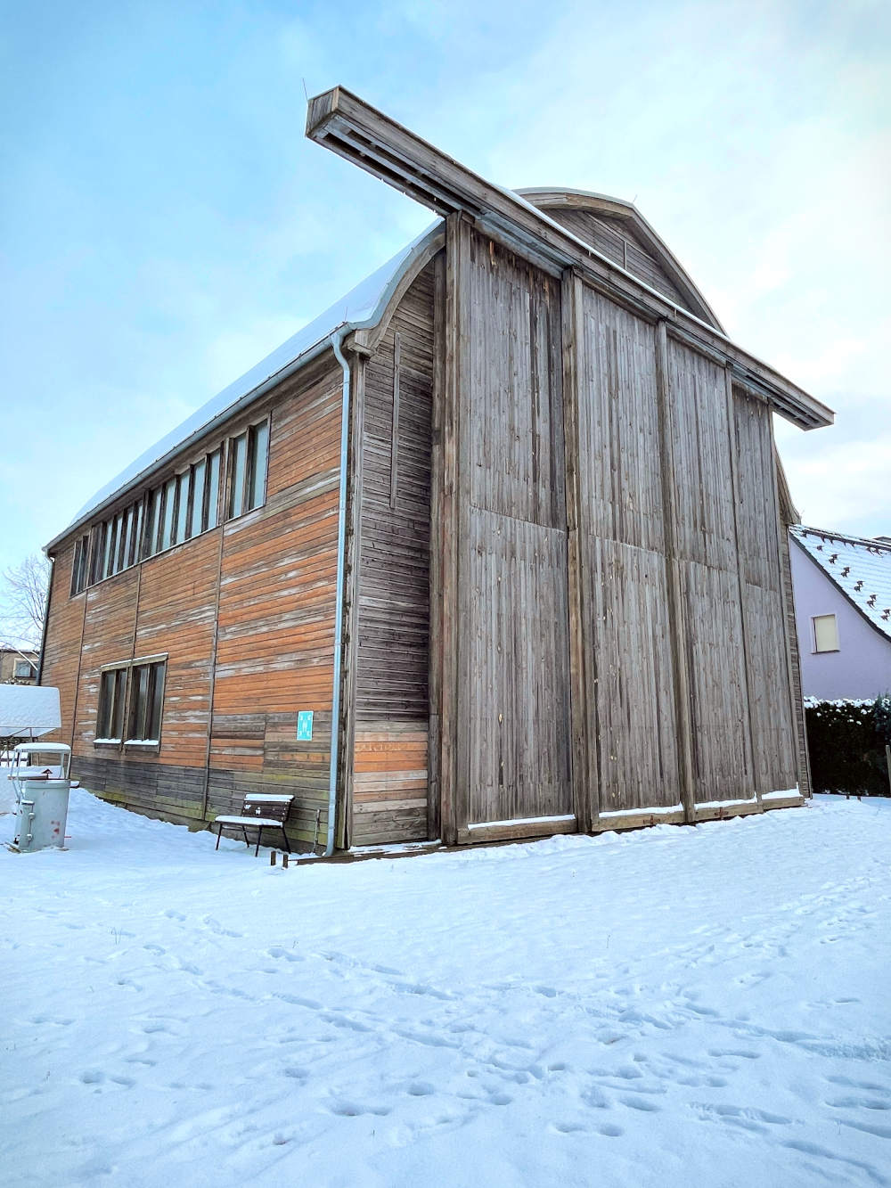 Wettermuseum Ballonhalle Winter David Gornickel