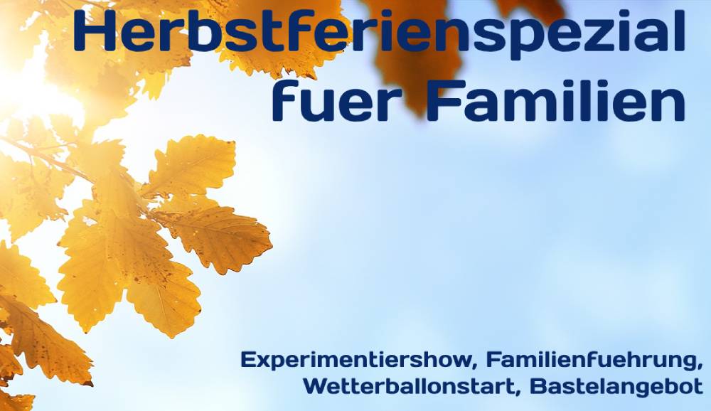 Sharepic Herbstferien Familienspezial Wettermuseum
