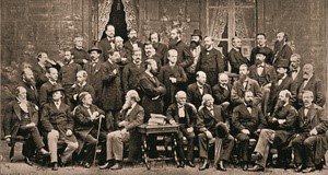 Die Teilnehmer der Meteorologen-Konferenz in Rom 1879. 