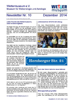 newsletter 10 2014