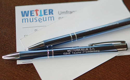13 Kugelschreiber Wettermuseum